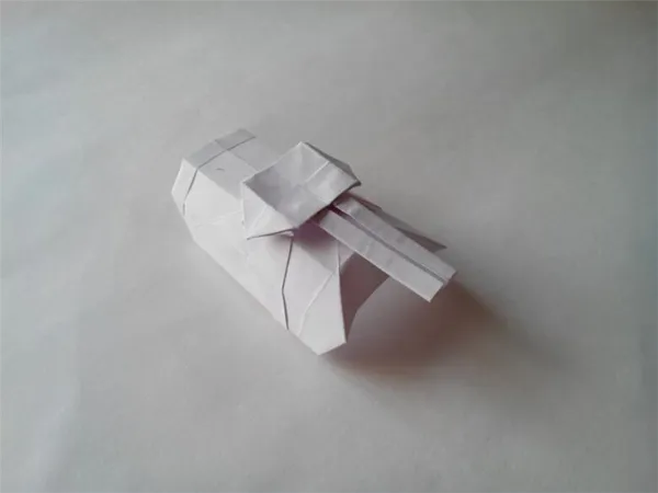 Как сделать боевую технику из бумаги оригами. Военная техника своими руками. 67