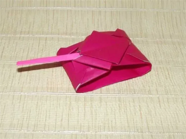 Как сделать боевую технику из бумаги оригами. Военная техника своими руками. 13