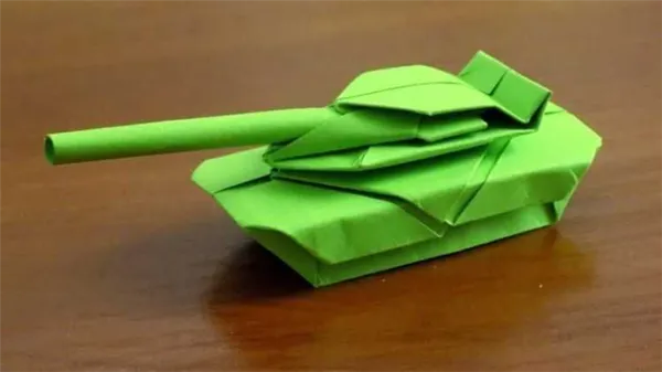 Как сделать боевую технику из бумаги оригами. Военная техника своими руками. 63