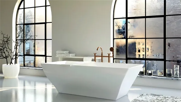 Необычный дизайн ванной комнаты