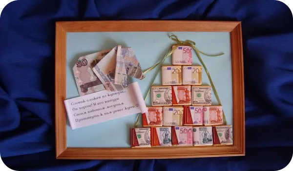 Подарок на свадьбу деньгами: 18 интересных способов