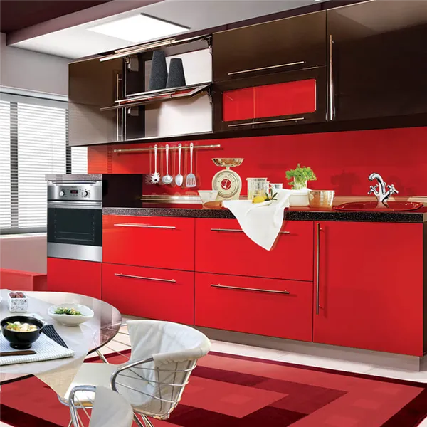 Крашеные фасады для кухни: особенности и правила ухода. Покраска фасадов кухни. 14