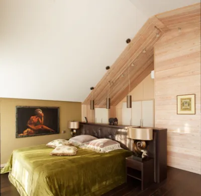 Ламинат на стене в спальне: 80 уютных вариантов отделки для минималистичных интерьеров. Ламинат на стене в спальне. 16