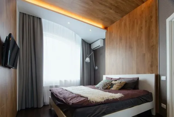 Ламинат на стене в интерьере спальни: секреты монтажа + фото лучших вариантов дизайна