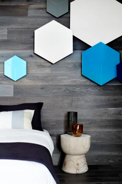 Ламинат на стене в спальне: 80 уютных вариантов отделки для минималистичных интерьеров. Ламинат на стене в спальне. 18