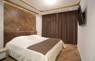 Ламинат на стене в спальне: 80 уютных вариантов отделки для минималистичных интерьеров. Ламинат на стене в спальне. 5