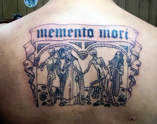 Фото рисунка Тату Memento Mori 31.10.2018 №022 - Tattoo Memento Mori - tatufoto.com