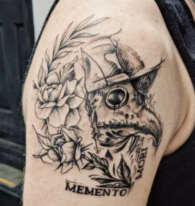 Фото рисунка Тату Memento Mori 31.10.2018 №018 - Tattoo Memento Mori - tatufoto.com