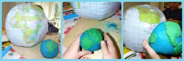 Как сделать модель земли своими руками