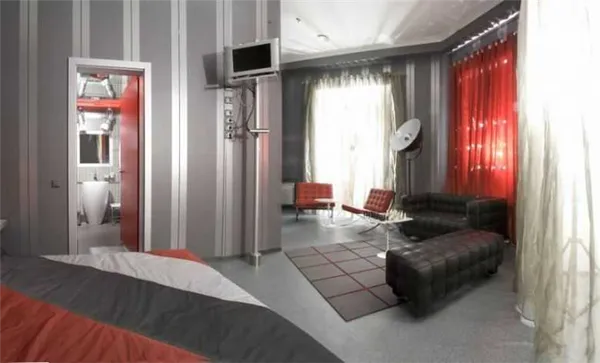 Серые шторы в спальне: примеры сочетания серого цвета с обоями, фото модных новинок, варианты дизайна. Серые шторы в спальне. 88