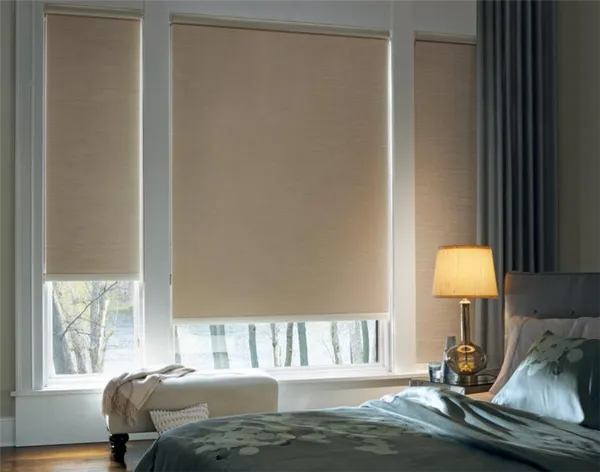 Серые шторы в спальне: примеры сочетания серого цвета с обоями, фото модных новинок, варианты дизайна. Серые шторы в спальне. 13