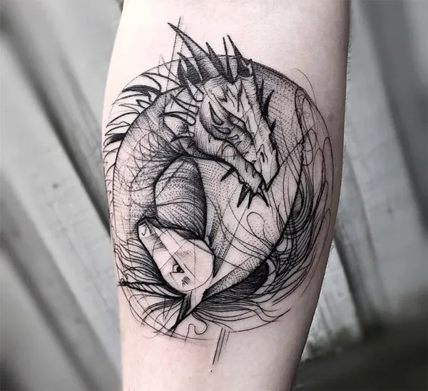 Что означает тату дракона на руке – значение и стили