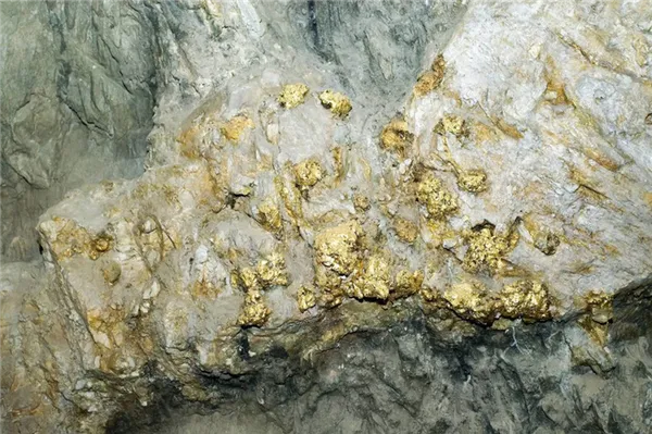 Коренное или рудное месторождение золота