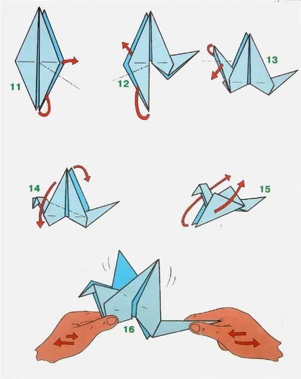 Как сделать журавлика из бумаги: 8 простых идей. Журавлик из бумаги. 52