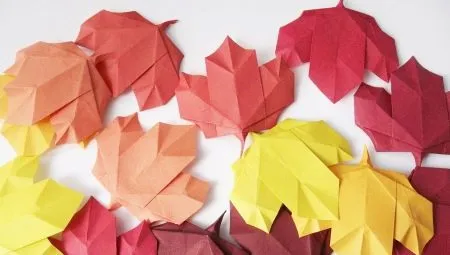 Поделки «Осенние листья» из бумаги. Листья из бумаги. 10