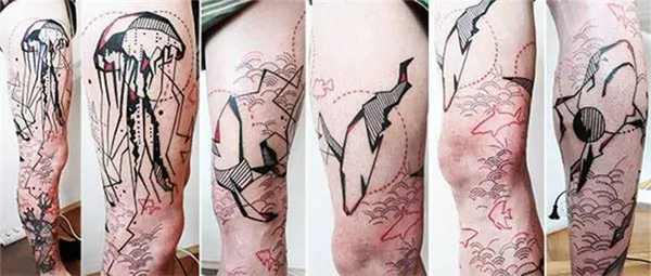 Татуировка акула: значение и фото. Тату акула значение. 14