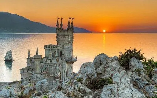 Замок Ласточкино гнездо в Крыму. Ласточкино гнездо крым. 7