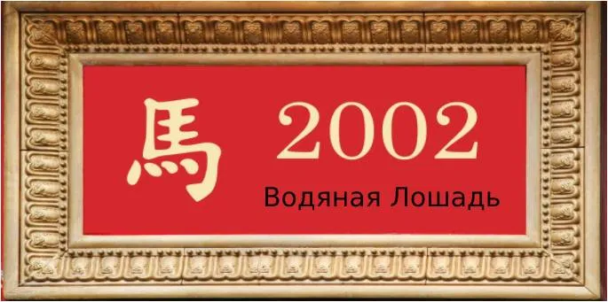 2002 год по восточному календарю и китайскому гороскопу: год Водяной Лошади 53