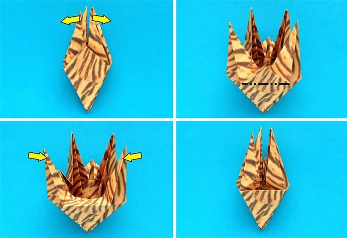 Мастер-класс модели оригами-тигра для бумажного сафари-парка