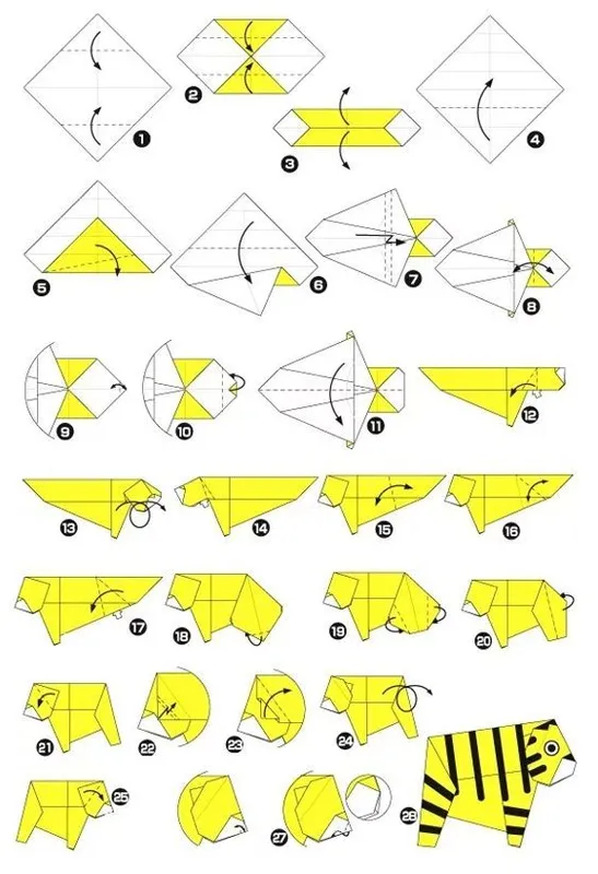 Как смастерить игрушки из оригами 5