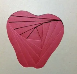 Поделка в технике iris folding, лебедь