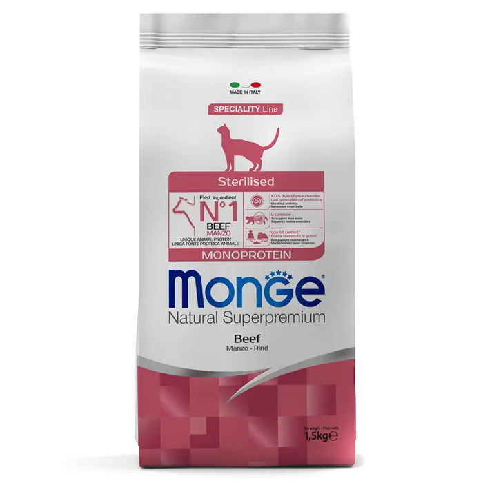 Monge диета Gastrointestinal для кошек, сухой корм 8