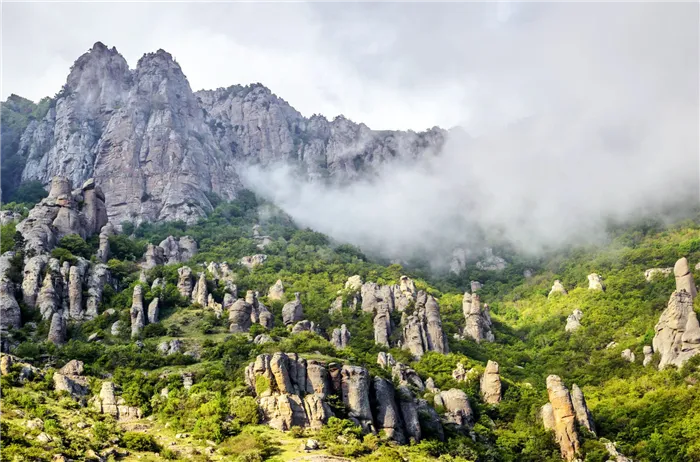 Долина привидений на горе Демерджи (Алушта) 10