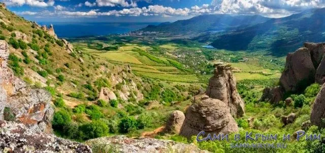 Вид на Алушту с Демерджи