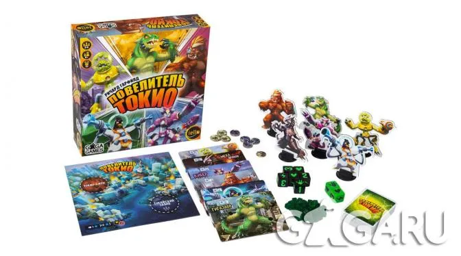 Настольная игра Повелитель Токио (King of Tokyo)