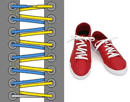 Как спрятать шнурки на кроссовках, чтобы они не болтались и не мешали — 5 способов 11