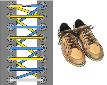 Как спрятать шнурки на кроссовках, чтобы они не болтались и не мешали — 5 способов 12
