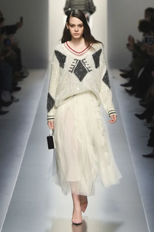 Белая юбка Ermanno Scervino